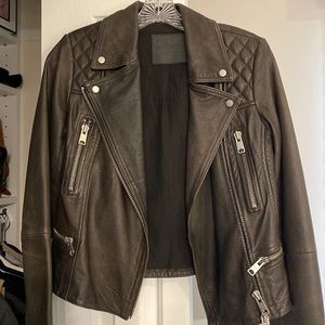 AllSaints leather jacket (style: Bleeker) size 4